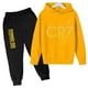 thumbnail image 3 of Conjunto de 2 piezas de sudadera y pantalones CR7 de ídolo de fútbol de primavera y otoño para niños, adecuado para deportes, ocio, moda, chándales para niños y niñas, 3 of 5