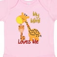 thumbnail image 4 of Inktastic My Mimi Loves Me Giraffe Boys or Girls Baby Bodysuit, 4 of 5