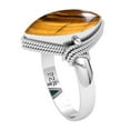 thumbnail image 2 of Natural Tiger Eye Ring 925 Sterling Silver Handmade Jewelry, 2 of 10