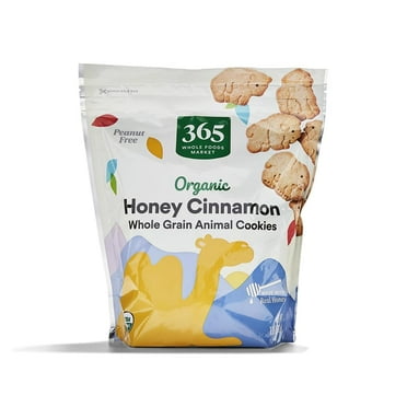 365 by Whole Foods Market, HYZ01 Cookie Animal Whole Grain Honey Cinnamon Organic, 11 Ounce