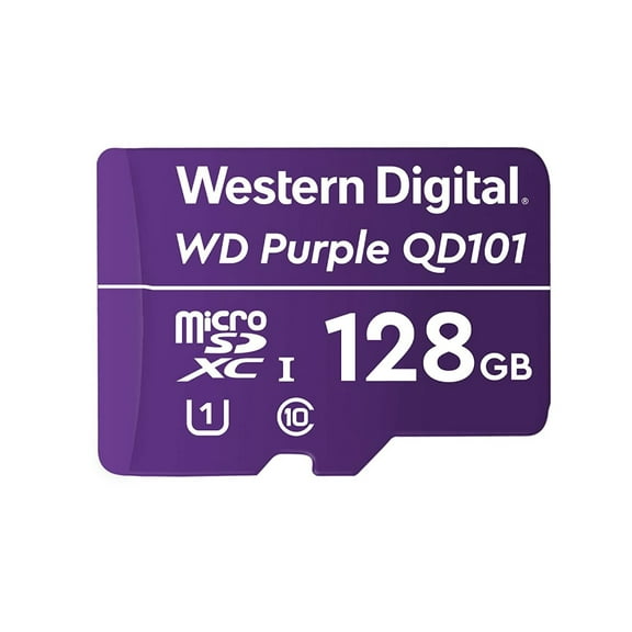 WD Purple WDD128G1P0C 128GB Class 10/UHS-I (U1) microSDXC