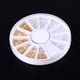 thumbnail image 5 of Nail Art 3D Stickers Glitter Striping Ball Beads Cadena Decoración (Oro Plata) Ndcxsfigh Nuevos Originales, 5 of 6