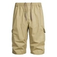 thumbnail image 3 of Pantalon Cargo Homme Été Léger Respirant Shorts de Travail avec Multiples Poches pour Randonnée en Plein Air Tenue Décontractée, 3 of 5