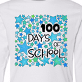 thumbnail image 4 of Inktastic 100 Days of School Stars in Blue Long Sleeve Youth T-Shirt, 4 of 5