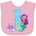thumbnail image 3 of Inktastic First Birthday Mermaid Girls Baby Bib, 3 of 4