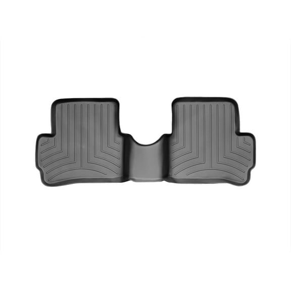 WeatherTech Custom Fit FloorLiners compatible with 2006-2009 Hyundai Accent - 2nd Row, Black
