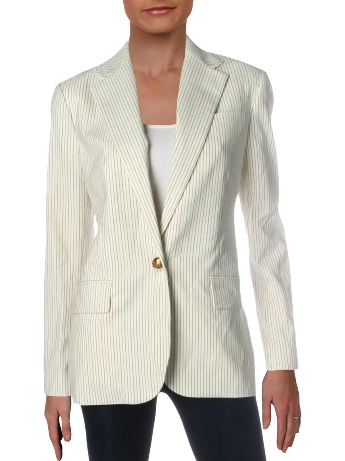 Lauren Ralph Lauren Womens Wilona Wool Professional OneButton Blazer