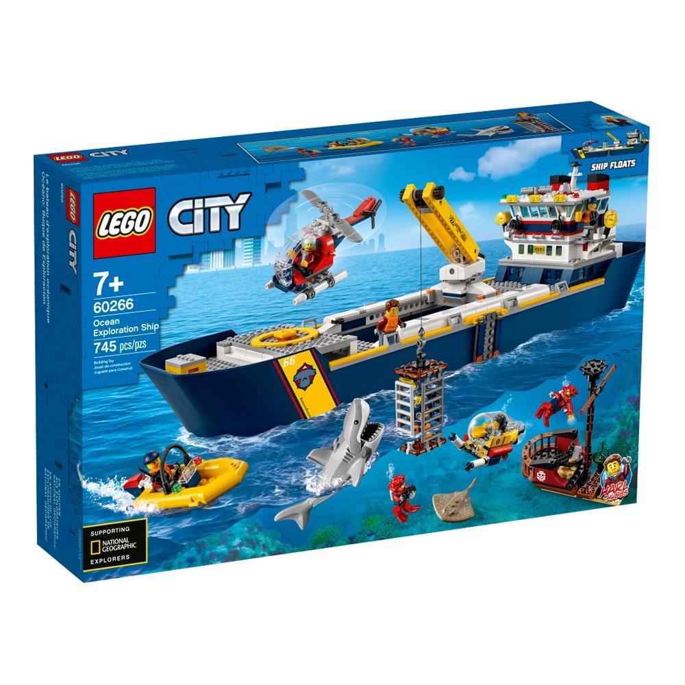 Set LEGO City Océano: Buque de Exploración 60266 Bodega Aurrera