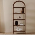 thumbnail image 4 of Moe's Home Collection Eeroo Bookshelf Wood Brown, 4 of 6