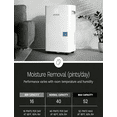 thumbnail image 5 of Kesnos 52 Pint Dehumidifier for Home & Basements, Energy Star, DOE 16 Pint, 4500 Sq. Ft, Continuous Drain Hose, 5 of 11