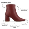 thumbnail image 6 of Journee Collection Womens Haylinn Tru Comfort Foam Wide Width Inside Zip Block Heel Booties, 6 of 7