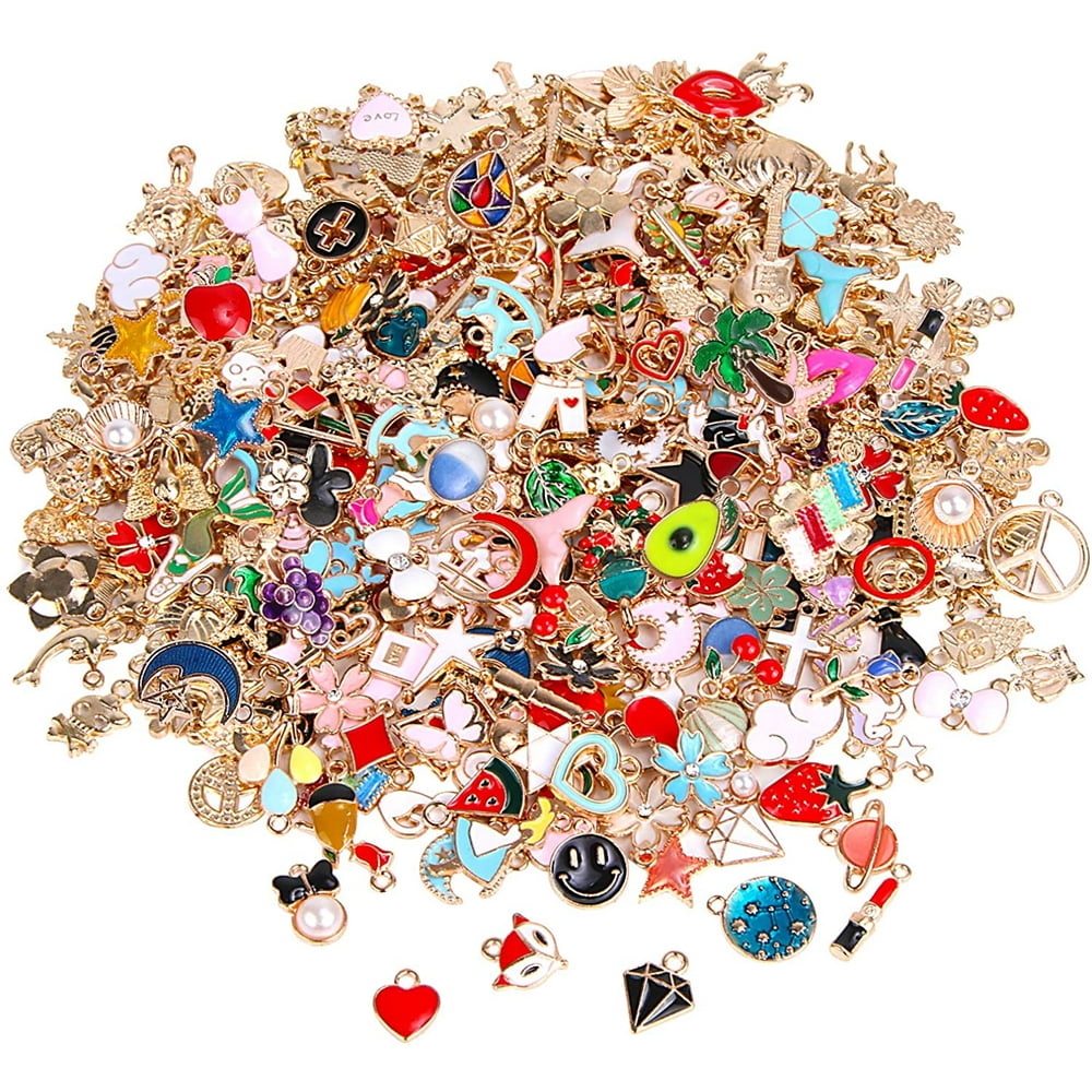Charms - 350Pcs Wholesale Bulk Lots Jewelry Making Charms Assorted