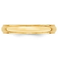 thumbnail image 2 of Primal Gold 10 Karat Yellow Gold 4mm Half Round with Edge Band Size 9.5, 2 of 4