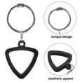 thumbnail image 3 of OULII Portable Black Silicone Acoustic Guitar Pick Holder Keychain with AntiSlip Base for Decor, 3 of 8
