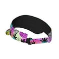 thumbnail image 3 of Disketp Graffiti Pineapples Sun Visors for Women Men Unisex Tennis Golf Visor Hat Adjustable Summer Hats Sport Outdoor Visor Hat UV Protection Cap, 3 of 8