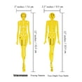 thumbnail image 3 of Traceease Female Human Figure Template Stencils Fashion Designers Drafting Tools, 2 Piece ( Front & Back), 3 of 4