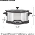 thumbnail image 2 of Programmable Slow Cooker with Flexible Easy Programming, 5 Cooking Times, Dishwasher- Crock & Lid, 2 of 4