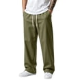 thumbnail image 2 of Men's Wide Leg Sweatpants Oversized Lounge Uncuffed Pants Drawstring Waist Casual Joggers, 2 of 6