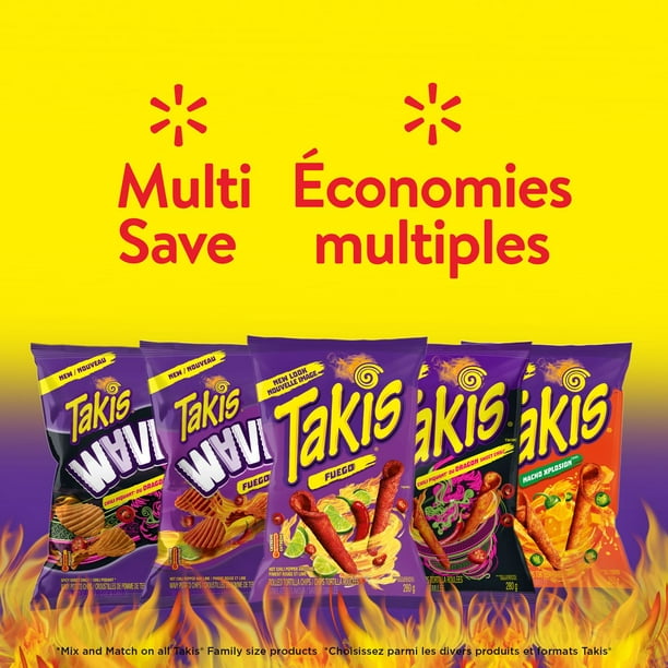 Takis® Fuego Spicy Chili Pepper and Lime Rolled Tortilla Chips