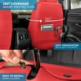 thumbnail image 2 of MotorBox Elite Edition Faux Leather Seat Covers for Cars, Trucks, & SUV - 2 Red Car Seat Covers for Front Seats - Universal Fit Car Accessories Automotive Interior Cover Protector for Most Vehicles, 2 of 8