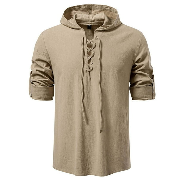 pstuiky manga larga de hombre, Cárdigan informal con capucha y mangas largas para hombre Tops casuales para hombres xxl