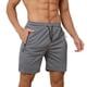 thumbnail image 3 of pstuiky Pantalones cortos para hombre, Pantalones cortos deportivos casuales de color sólido con cintura elástica y secado rápido para hombre Pantalones cortos cargo, 3 of 8