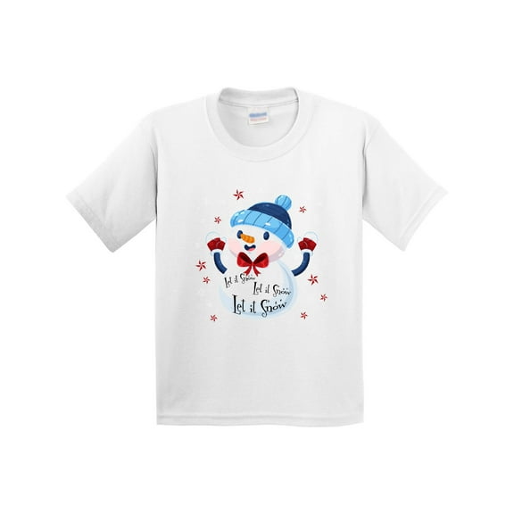 Inktastic Holiday Snowman Youth T-Shirt