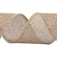 thumbnail image 4 of Joycrosso Burlap Wired Edge Ribbon 1.5 inch x 10 Yards, Natural, Ideal for Crafting, Gift Wrapping, Wreath, Christmas Tree, and Rustic Wedding Decorations, 4 of 4