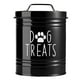 thumbnail image 4 of Recipiente hermético para almacenar comida de perro, regalo decorativo para dueños de mascotas, organizador portátil de gran capacidad para mascotas. negro, 4 of 8