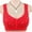 Red, variant on ZHENHONG High Support Bras for Women Adjustable Strap Full Coverage Up Bras Comfortable No Underwire Wireless Bras Wireless Bras for Women