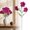 1 Branch Hot Pink, variant on DUOYOU 1 Branch Dark Purple Artificial Morning Glory Flowers Outdoors UV Resistant Faux Plants Fake Hanging Floral Yard Decor