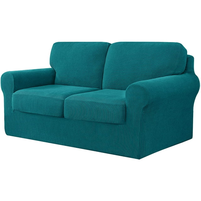 CHUN YI Stretch Checks Spandex Sofa Cover Separate Backrests Cushions Cover Slipcover