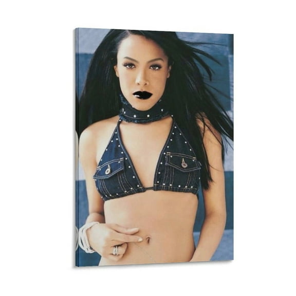 Aaliyah Dana Haughton Actor Poster Photo (18) Posters Art Print Wall Photo Paint Poster Hanging Picture Family Bedroom Decor Gift 08x12inch(20x30cm)