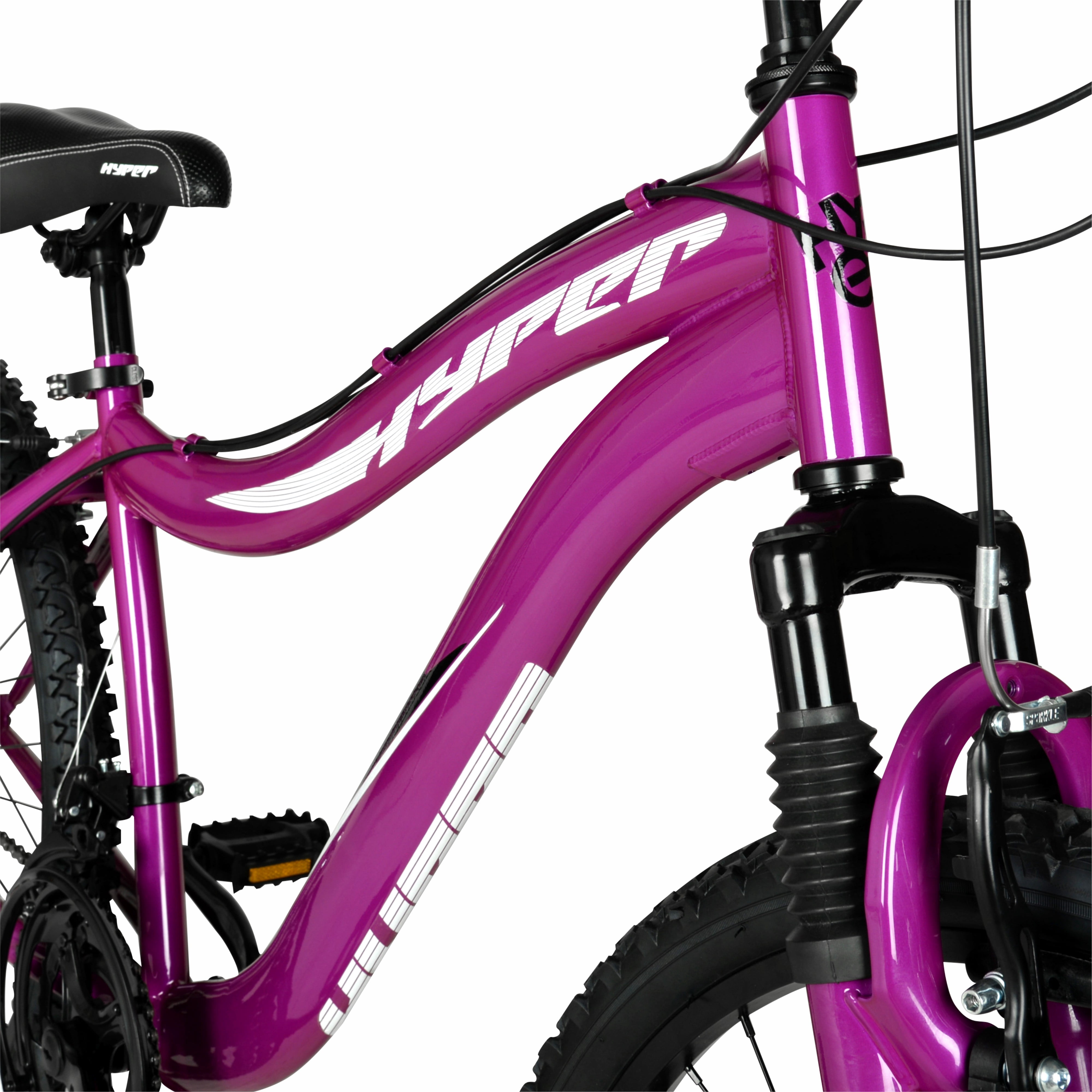 Hyper Bicycles 26” Lady’s Boundary Mountain Bike, Purple