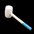 thumbnail image 4 of CTIRCHIU Tile Installation Hammer Practical Wooden Handle Rubber Hammer Decoration Tools - 24oz, 4 of 8