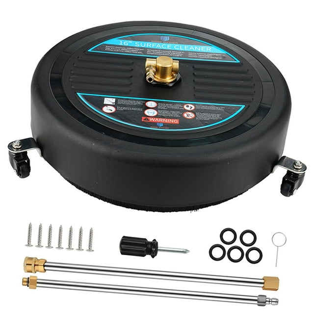 Limpiador de superficies con hidrolavadora, accesorio para lavadora a presión, máquina de limpieza de pisos, fregadora de pisos de 15,8 pulgadas para