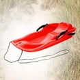 thumbnail image 4 of jinwen Snowboard Toboggan Grass Sliding Heavy Duty with Pull Rope Brakes Master Sleigh Red, 4 of 8
