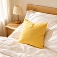 thumbnail image 4 of Yellow Striped Throw Pillow with Insert, Decorative Cushion for Sofa Couch Bedroom, Soft Woven Farmhouse Boho Accent Pillow, 4 of 5