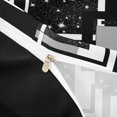 thumbnail image 3 of Homewish Contemporary Grid Twin Duvet Cover, Black White Gray Twin Bedding, Black Reversible, 2 Pieces 1 Duvet Cover and 1 Pillowcase, 3 of 5