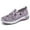 Light Purple, variant on Women Casual Shoes Round Toe Mesh Upper Slip On Casual Sneakers Breathable Non Slip Footwear For Summer ,Us Size:8