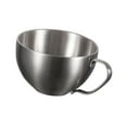 thumbnail image 5 of Baoblaze Ice Cream Bowl Double Walled Insulated Small Stainless Steel Bowl for Dinner 290ml With Handle, 5 of 8