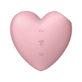 thumbnail image 2 of Satisfyer Cutie Heart, Air Pulse Rechargeable Intimate Suction Vibrator, Vibrating Personal Massager, 2 of 3