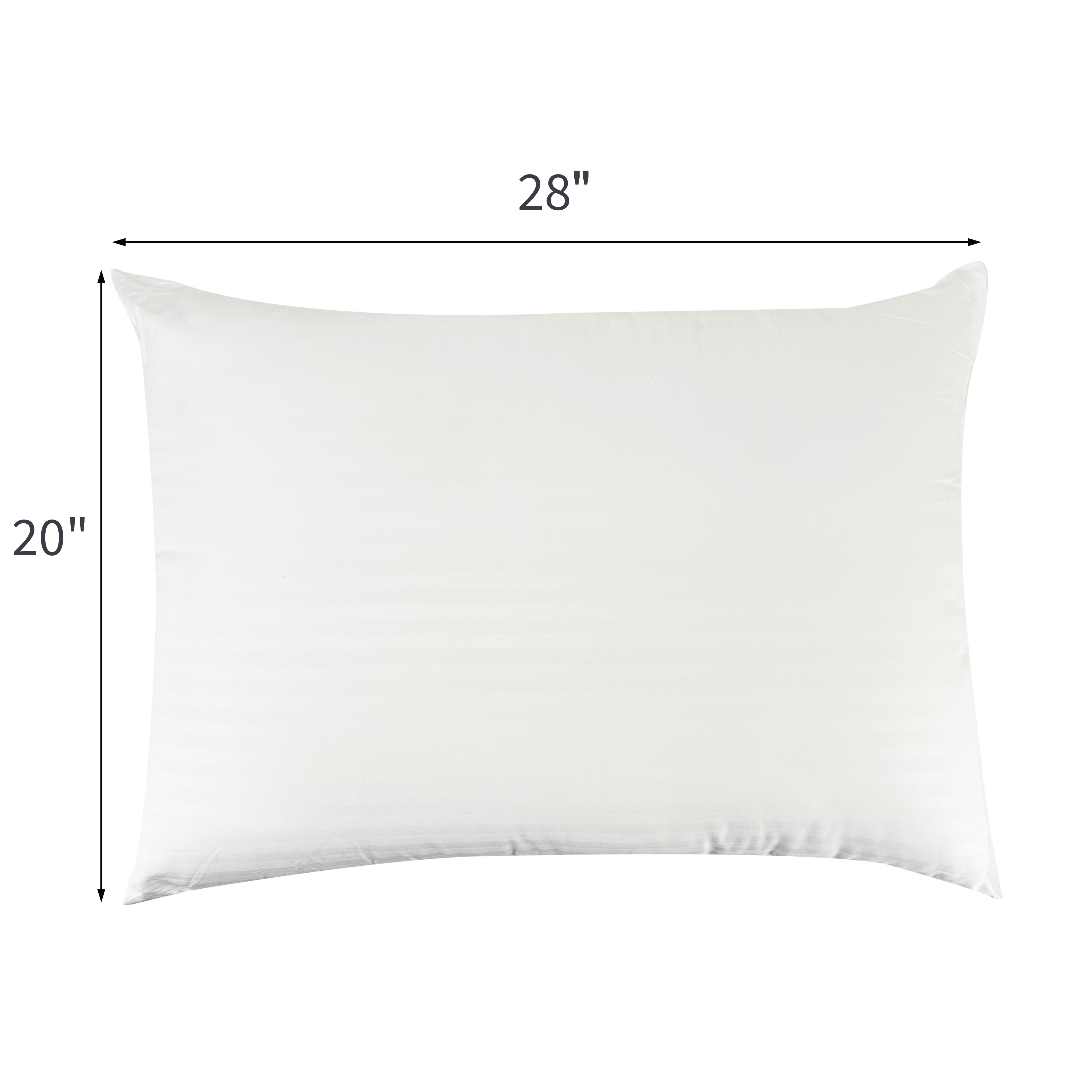 HARPER LOFT Embossed Supreme Bed Pillows Standard Sized 2-pack 20x28" Adult