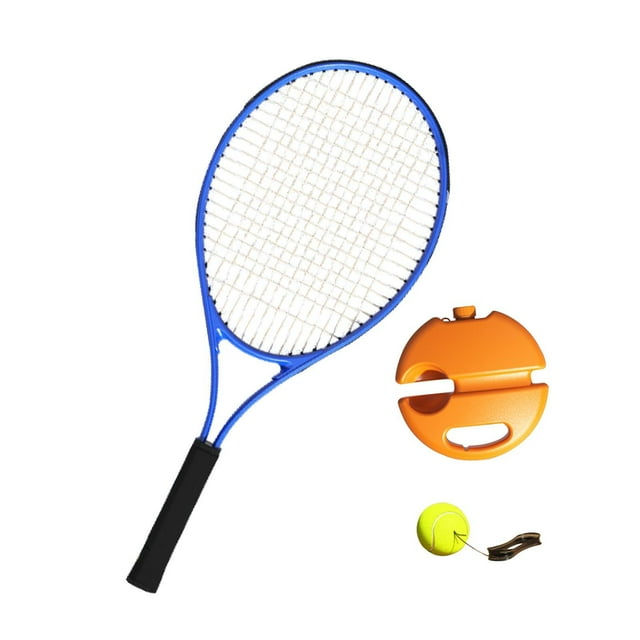 Colaxi Solo Tennis Ball Self Practice Adult with String Tool Tennis Training Device for Park Garden Outdoor Exercise Blue