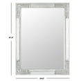 thumbnail image 3 of Safavieh Velmin Traditional Border Rectangle Mirror, Silver, 3 of 4