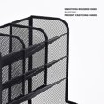 thumbnail image 4 of Desktop Stationary Organizer, Mesh Desktop Pen Holder 9 Compartments Smoothing Edges  For School, 4 of 8