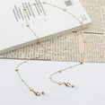 thumbnail image 5 of Pearl Retro Pearl Gold Chain Halter Glasses Chain Mask Chain Mask Extender Chain Halter Glasses Chain Anti Drop Lanyard 2, 5 of 8