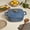 Cool Blue, variant on Smith & Clark 4 Quart Enameled Cast Iron Square Dutch Oven Pot with Lid, Matcha Green