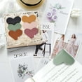 thumbnail image 2 of Leather Heart Bookmarks - Winjeto 6 Pieces Cute Corner Page Book Marks for Teachers Students Book Reading Lovers, for School Office Home Supplies (Heart（6pcs）), 2 of 6
