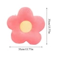 thumbnail image 2 of Flower Pillow, Cute Daisy Decorative Throw Pillow Cushion 13.8" Home Decorative Pillows for Bed, Sofa, Couch(Pink), 2 of 6